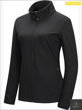 Lightweight Softshell Jacket Fleece Lined Windbreaker Waterproof Warm Jacket